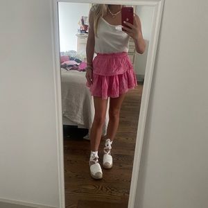 Love Shack Fancy Ruffle Skirt XS